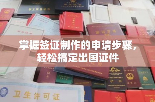 休宁掌握签证制作的申请步骤，轻松搞定出国证件