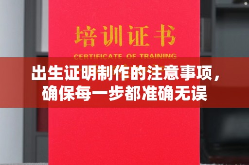 休宁出生证明制作的注意事项，确保每一步都准确无误