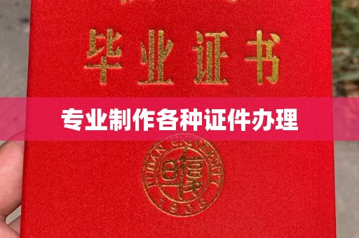 休宁专业制作各种证件办理