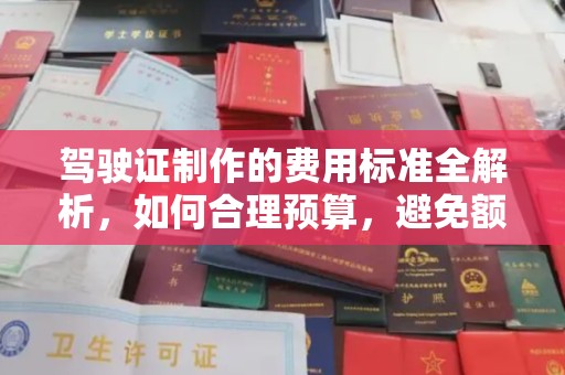 休宁驾驶证制作的费用标准全解析，如何合理预算，避免额外支出